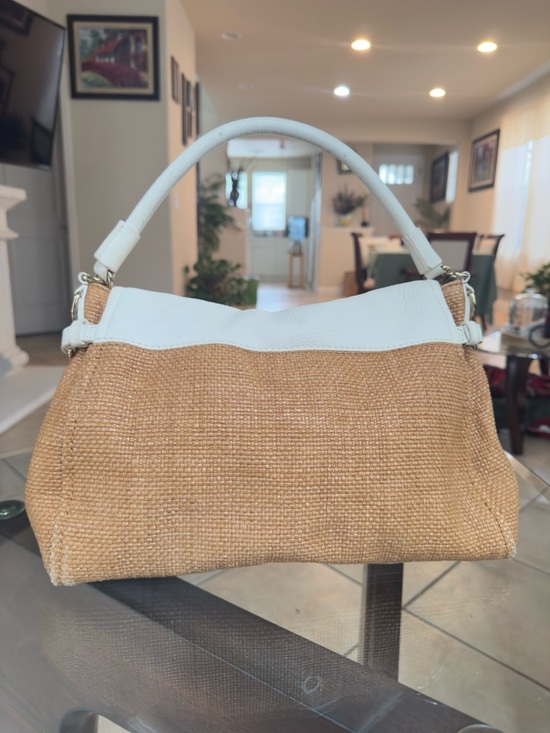 Kate Spade White Raffia Bag - Picture 2 of 14